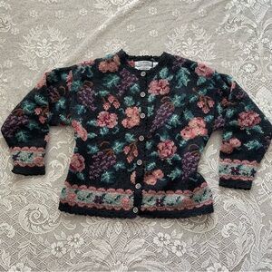 Northern Isles wool knit cardigan